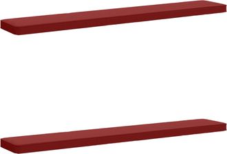 vidaXL Cojines Para Banco De 2 Piezas Vught 2 Pcs 100% Poli&eacute;ster Vidaxl