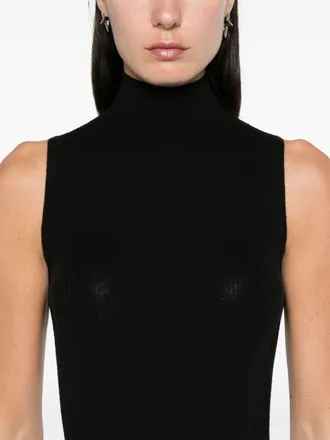 PESERICO Womens Ribbed-Knit Top Aw24 W
