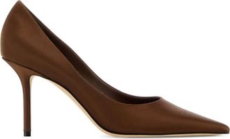 Jimmy Choo London Pumps Love con tacco 85mm - Marrone