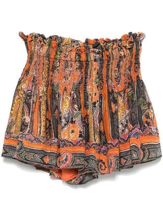 Isabel Marant Maelly shorts - Oranje