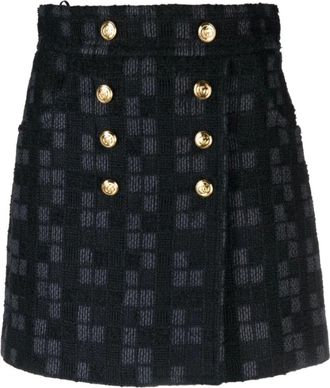 Gucci Minifalda de tweed - Skirts - Mujer - Negro - M