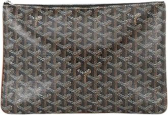 Goyard Pre-owned Clutches, male, Black, Size: ONE SIZE Pre-owned Senat Clutch Bag
