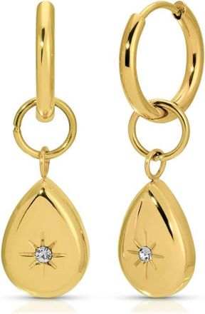 Kozakh Illion Drop Hoop Earrings in Gold at Nordstrom