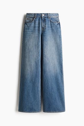 H&M Flared Regular Jeans - Blue