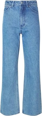 Obey Highwaist Denim 5 Zak Jeans - Dames - Bootcut Jeans - Blauw - W27 - Denim - Jeans