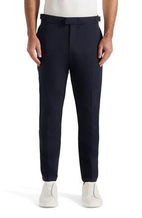 Mani&egrave;re De Voir Aiden Slim Fit Stretch Trousers in Navy at Nordstrom, Size 38