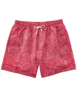 Brunello Cucinelli Print Swim Trunk