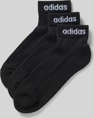 adidas Socken mit Label-Print im 3er-Pack in Black, Größe 35-38