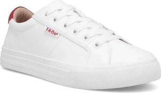 Taos Womens Heart And Soul Luxe Sneaker In White/red