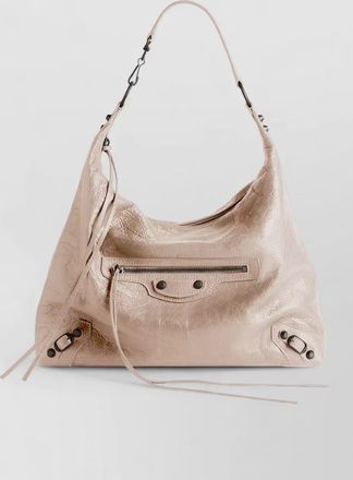 Balenciaga le city medium leather shoulder bag