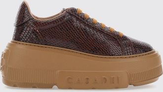 Casadei Sneaker platform Nexus in pelle con stampa pitone
