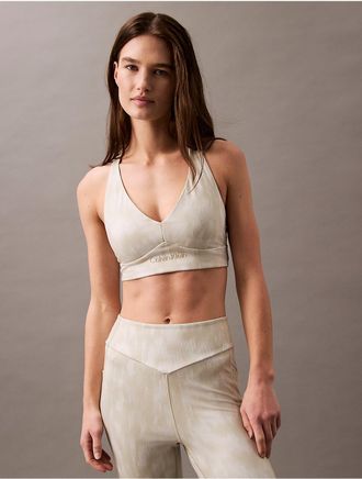 Calvin Klein Calvin Klein Womens Soft Stretch Sport Bra - Neutral - XS