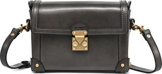 OLD TREND Azalea Genuine Leather Vintage Case Crossbody in Grey at Nordstrom