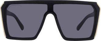 French Connection Smoke Shield Ladies Sunglasses 10270290.CGR BLKSMK
