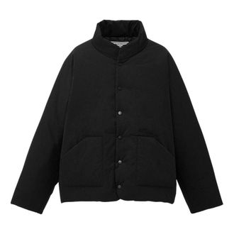 Onitsuka Tiger Stand-up Collar Pocket Down Jacket Black 2183B584-001