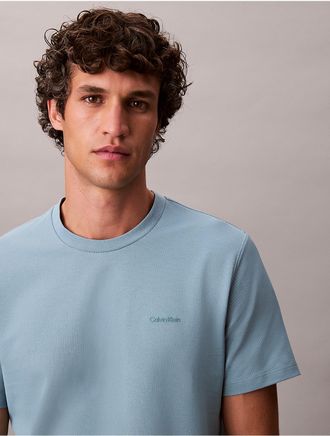 Calvin Klein Mens Tech Pique T-Shirt - Neutral - 2XL