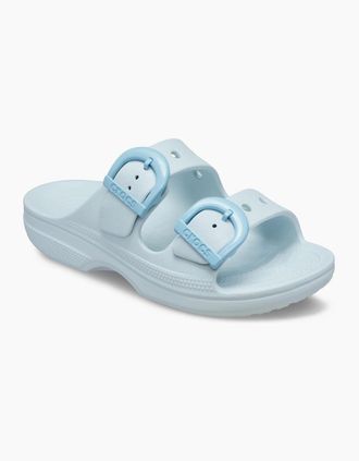 Crocs Womens Crocs Saturday EVA Womens Vapour Ice Sandals - Blue - Size: 5
