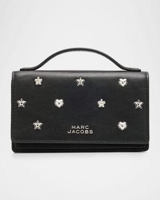 Marc Jacobs The Mini Icon Stud Glam Mirror Mini Crossbody Bag