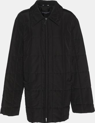 Marina Rinaldi Marina Sport By Marina Rinaldi Black Nylon Overcoat