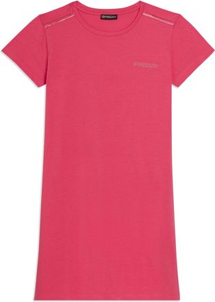 Freddy Strandkleid FREDDY Kleid S26WCRD1, Damen, Gr. L, EURO, pink lemonade, Obermaterial: 95% Baumwolle CO. 5% Elasthan EL., Kleider Strandkleid