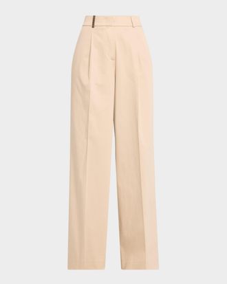 PESERICO Wide-Leg Trousers