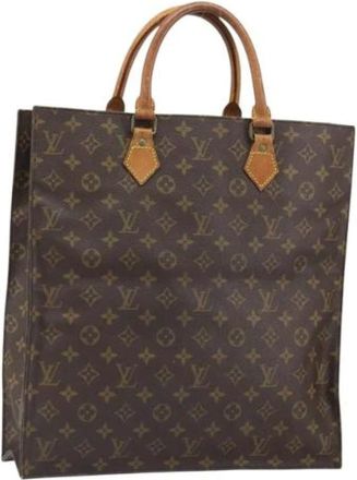 Louis Vuitton Pre-owned Tote Bags, female, Brown, Size: ONE SIZE Pre-owned Vintage Canvas Tote Bag