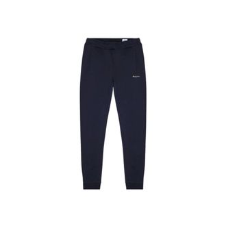Aquascutum Broeken, Heren, Blauw, 2Xl, Katoen, Small Logo Trackpant