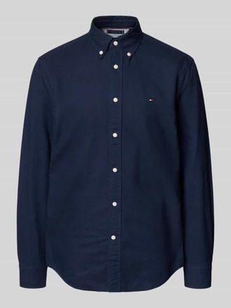Tommy Hilfiger Regular Fit Freizeithemd aus reiner Baumwolle in Marine, Gr&ouml;&szlig;e XXXL