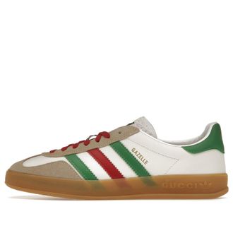 Gucci adidas x Gucci Gazelle White Green Red 726487-AAA43-9547