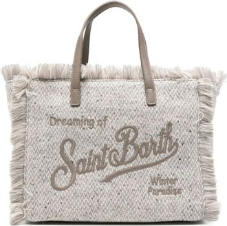 MC2 Saint Barth Colette Wool N - Dames - Tassen - Grijs - Maat: ONE Size Wol