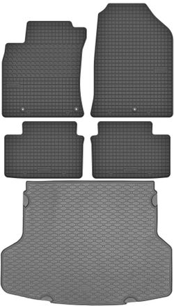 OEM Hyundai I30 Iii Sw Kombi De 2017 (juego) - Alfombrillas De Goma Para Coche + Alfombrilla Para Maletero