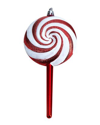 Nearly Natural 4-Pack Candy Cane Lollipop Christmas Shatterproof Ornaments