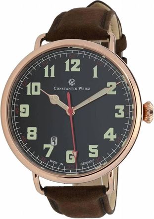 Constantin Weisz Mens 45Mm Big Pilot 1926 Automatic Strap Watch In Rosetone