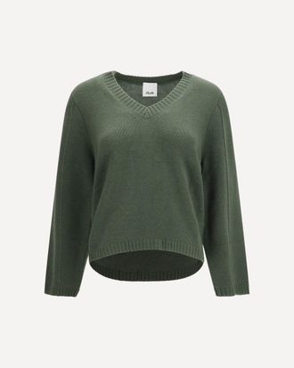 Allude V-neck cashmere Sweater Female XS