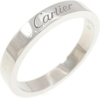 Cartier Platinum Platinum 950 Band Ring (Pre-Owned)