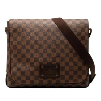 Louis Vuitton Pre-owned Cross Body Bags, female, Brown, Size: ONE SIZE Pre-owned Canvas Cross Body Bag