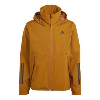 adidas Bsc 3-Stripes Rain.Rdy Jackets Brown IK0506