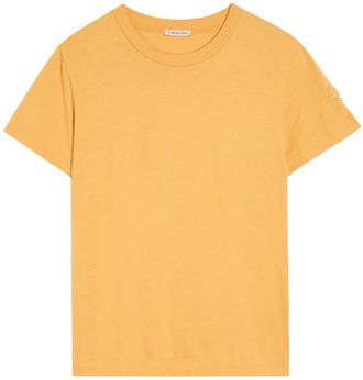 Moncler Cotton T-shirt - Yellow - XS (UK 8 / XS)