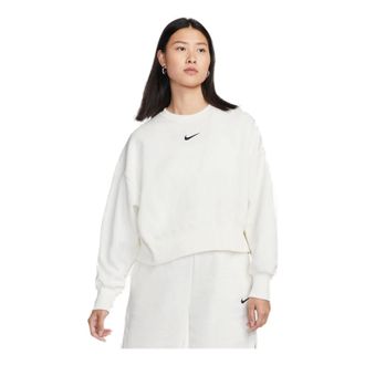 Nike (WMNS) Nike Sportswear Phoenix Fleece Crewneck Sweatshirt White DQ5762-133
