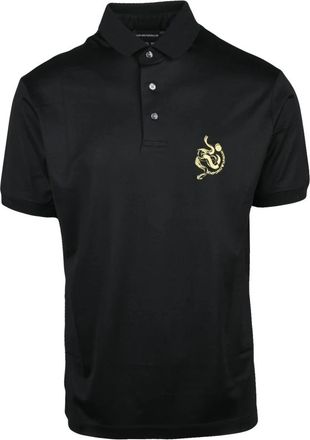 Emporio Armani Polo Shirts - Heren - Polos - Zwart - XL - Katoen - Tops