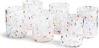 La Redoute Interieurs Set van 6 gespikkelde glazen, Dotio