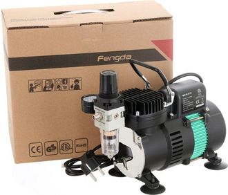 OEM Compresor De Aer&oacute;grafo De Pist&oacute;n Sin Aceite Funcionamiento Silencioso Arranque Autom&aacute;tico