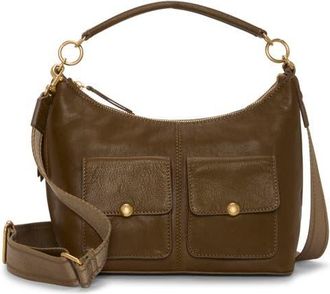 Vince Camuto Carly Leather Shoulder Bag in Reishi at Nordstrom