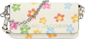 Marc Jacobs Floral Leather Crossbody Mini Bag in White Multi at Nordstrom Rack