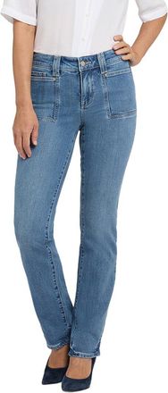 NYDJ Marilyn Bastille Sea Straight Leg Jean
