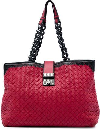 Bottega Veneta Pre-owned Bottega Veneta Nappa Intrecciato Karung Glass Tote Ladies 61J5MSQVALTMWPGK