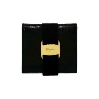 Ferragamo Pre-owned Wallets, female, Black, Size: ONE SIZE Pre-owned Wallet (bi-fold)