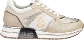 Liu Jo Kiss 06 Style Sneakers - Dames - Sneakers - Beige - 36 EU - Leer - Schoenen