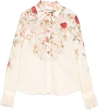 Zimmermann Camicia a fiori - Toni neutri
