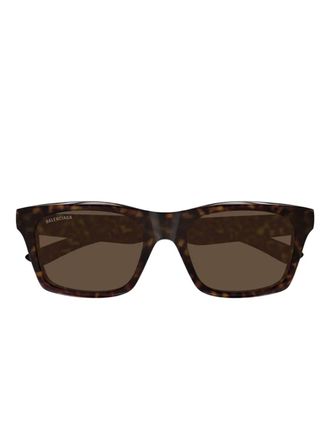 Balenciaga Occhiali da sole BB0423S squadrati - Marrone